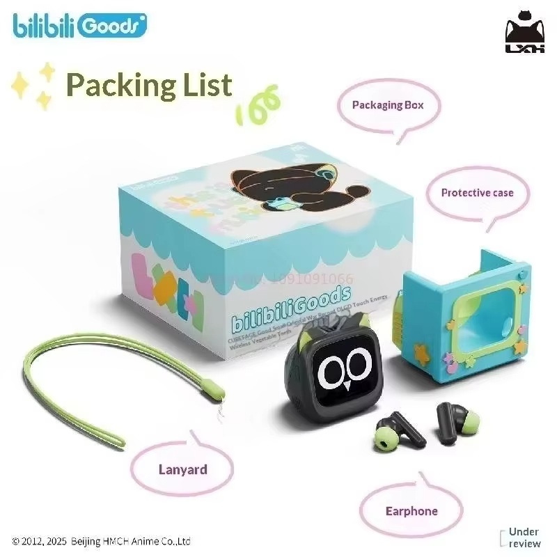 Gaming Accessories Headset - BilibiliGoods CUBEFACE Luo Xiaohei Efsanesi LCD