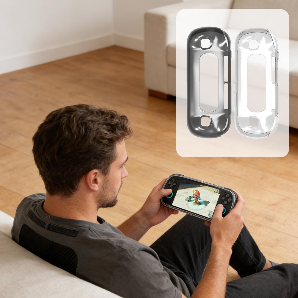 Gaming Accessories Dropshipping Suppliers - Retroid Pocket 6 için Şeffaf TPU