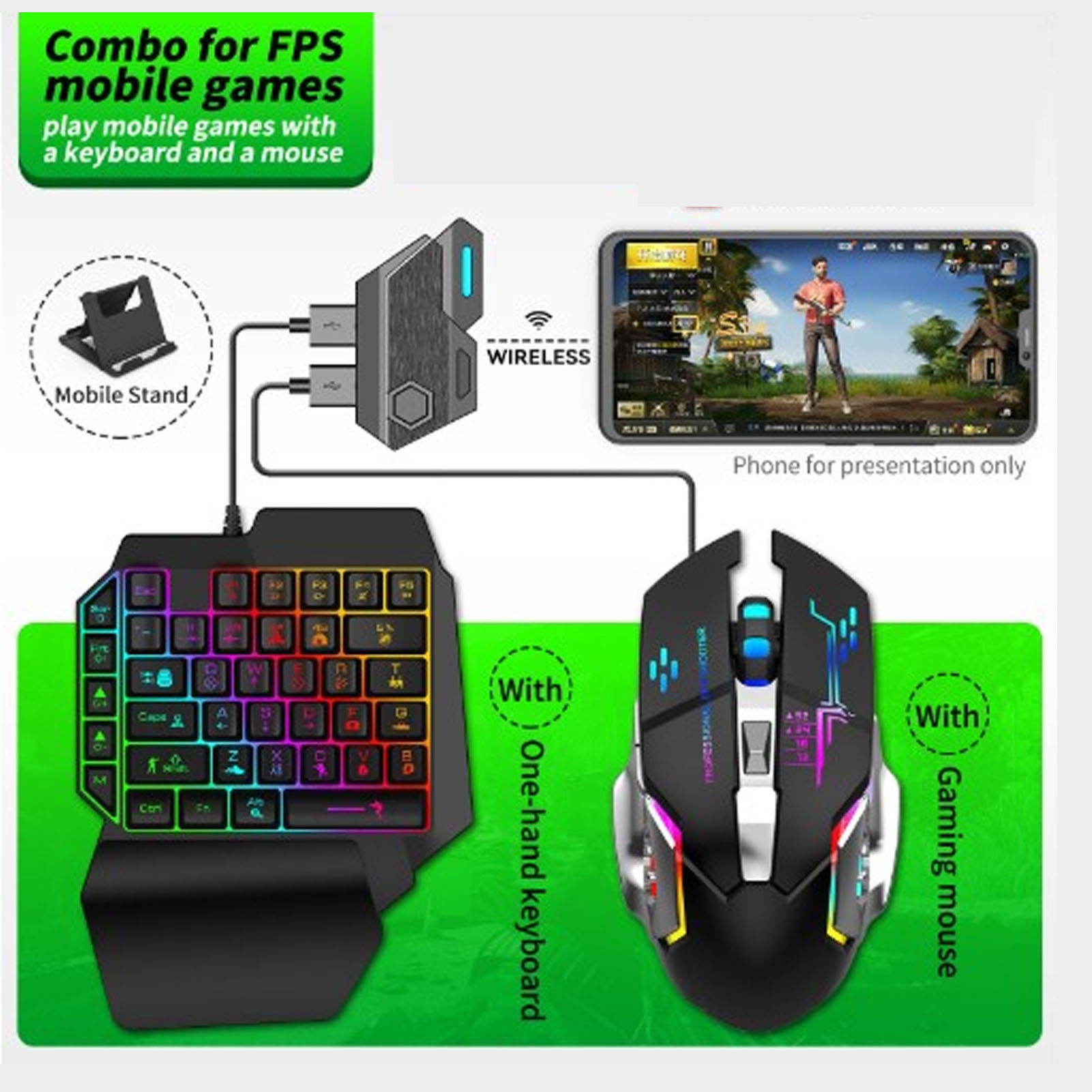 Klavye Fare Dönüştürücü Seti D - Gaming Hand Accessories incelemesi ve fiyatı