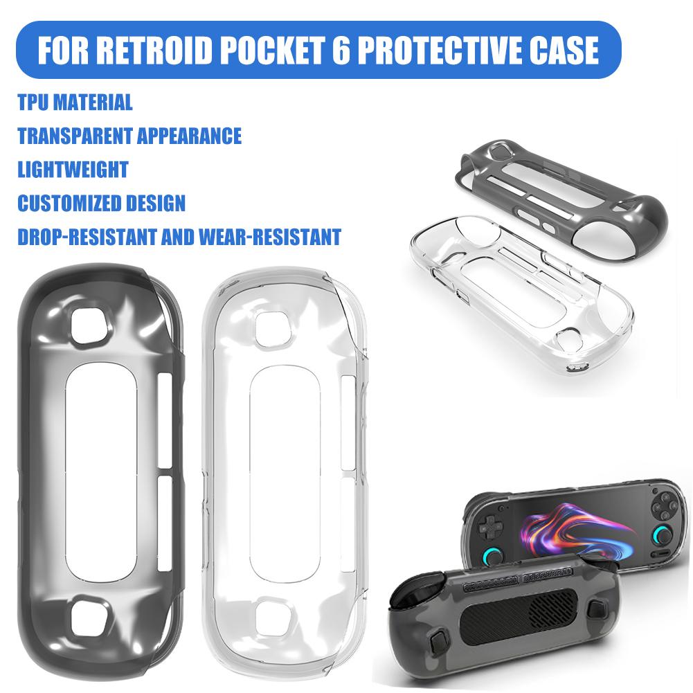 Retroid Pocket 6 için Şeffaf T - Gaming Accessories Dropshipping Suppliers incelemesi ve fiyatı