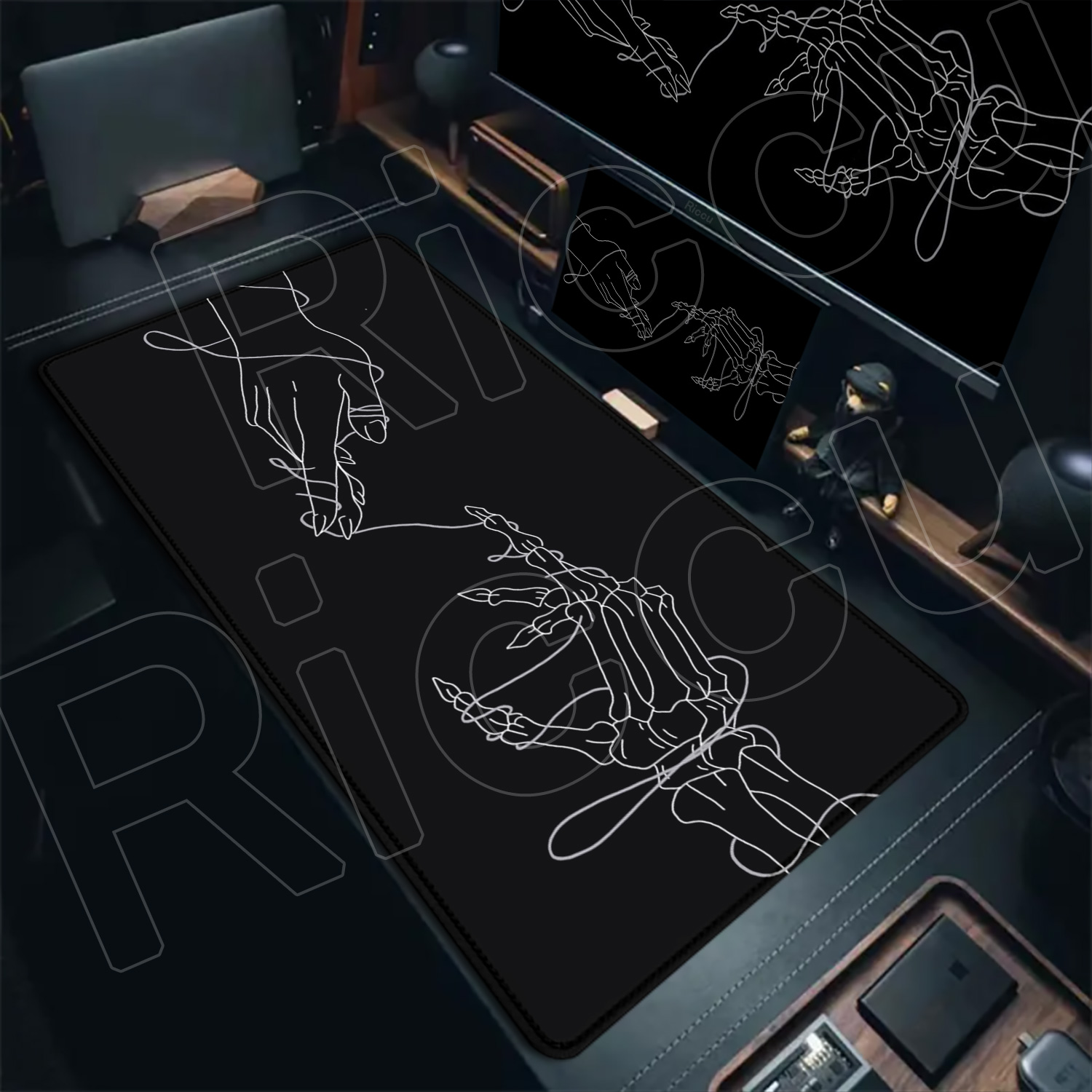 HD Büyük Siyah Beyaz XXL Gotik - Gaming Hand Accessories incelemesi ve fiyatı