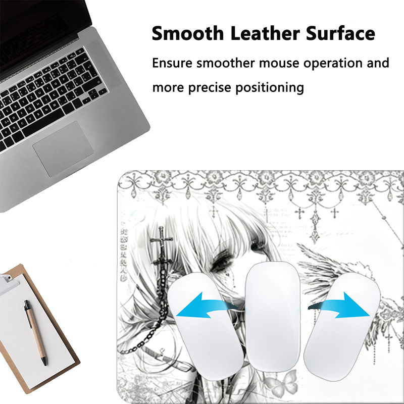 Deri Mousepad Siyah Beyaz Anim - Gaming Accessories Women incelemesi ve fiyatı