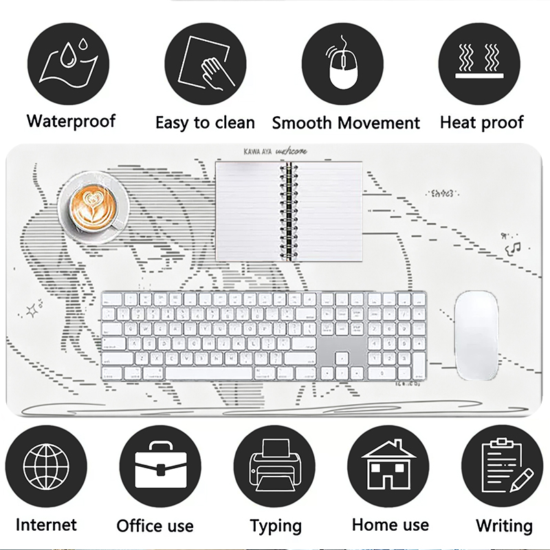 1 adet deri Mouse Pad Anime me - Gaming Accessories Women incelemesi ve fiyatı